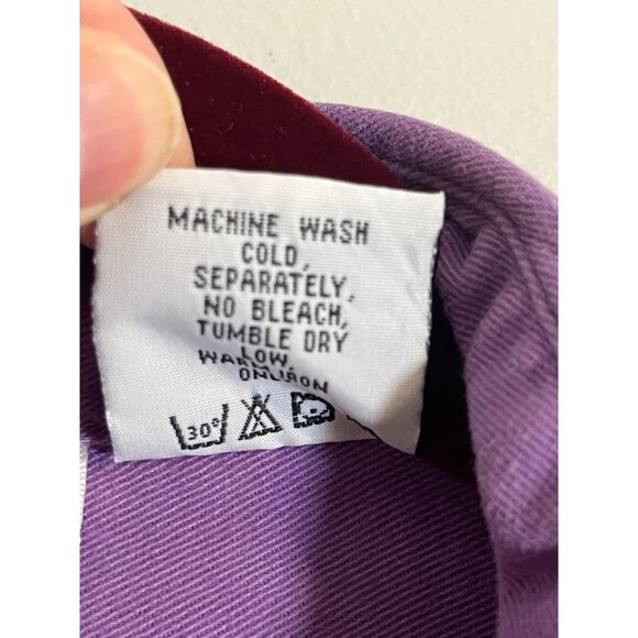 Vintage Disney Dwarf Embroidery Shirt M Purple Theme Park Classic Retro - Picture 10 of 12